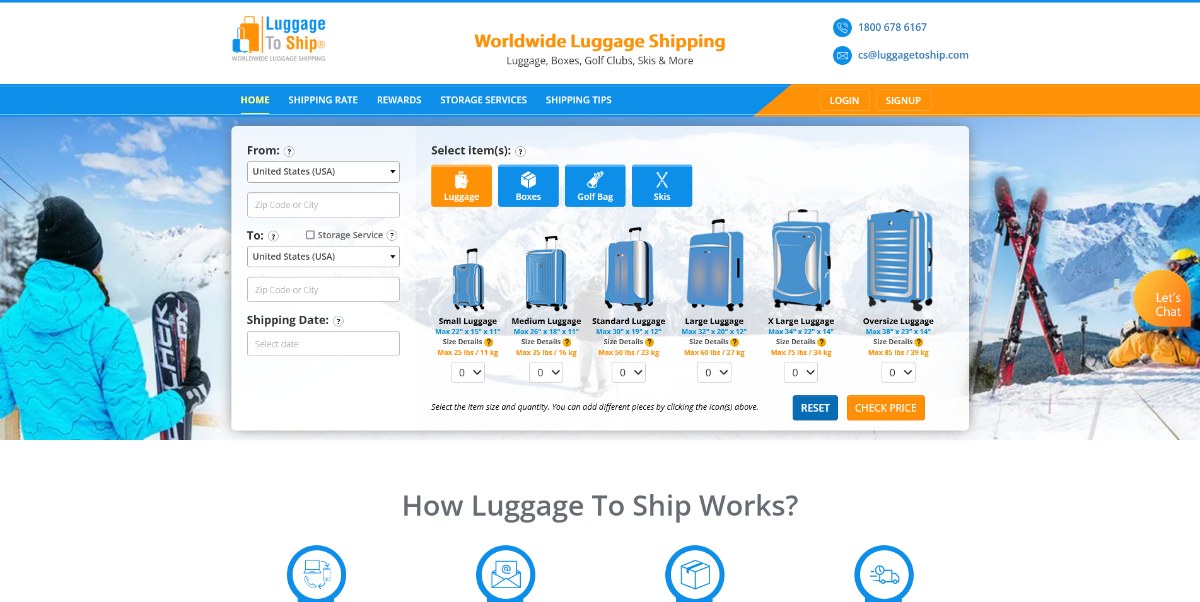 The Best Luggage Shipping Service - Luggage To Ship